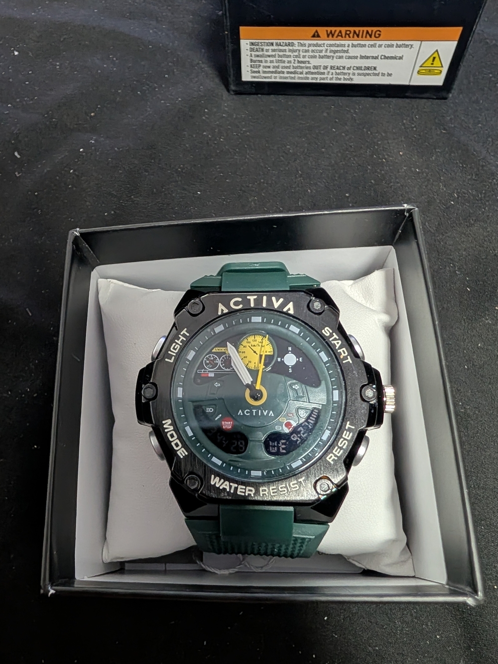 Invicta Green and Black Sport Chronograph Watch